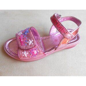 NIB NEW Big Girls sz 35 4Youth Pink Sparkly lelli Kelly Sandasl